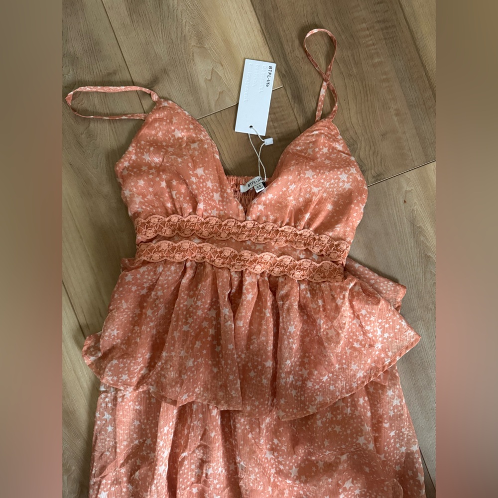 Peach Maxi Dress